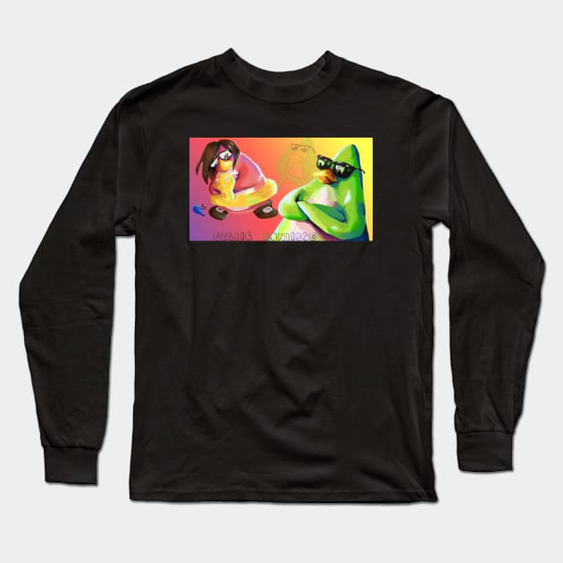 Club penguin swag Long Sleeve T-Shirt by Oreoballpandacat